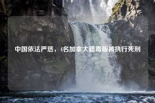 中国依法严惩，4名加拿大籍毒贩被执行死刑